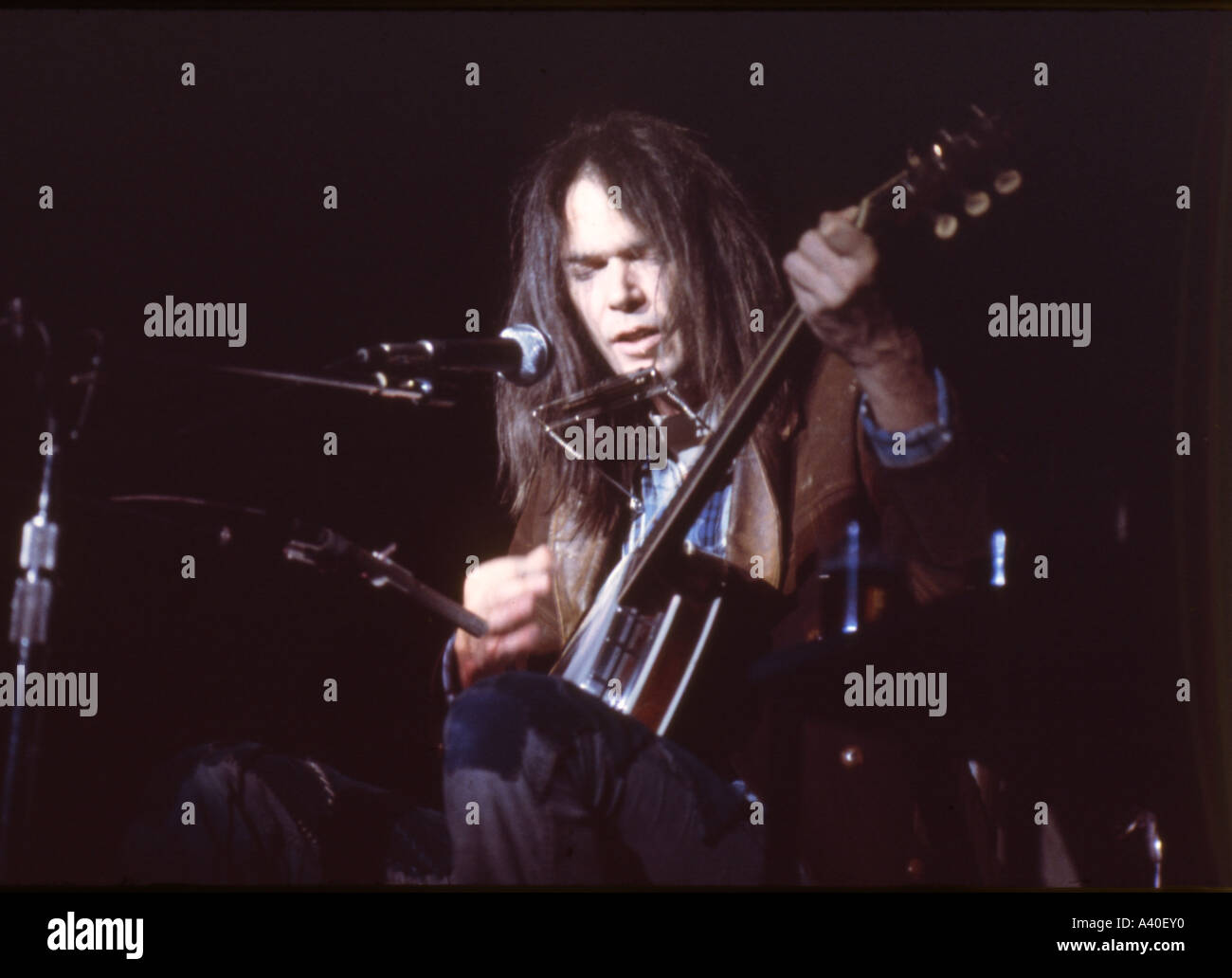 NEIL YOUNG US musician Stock Photo