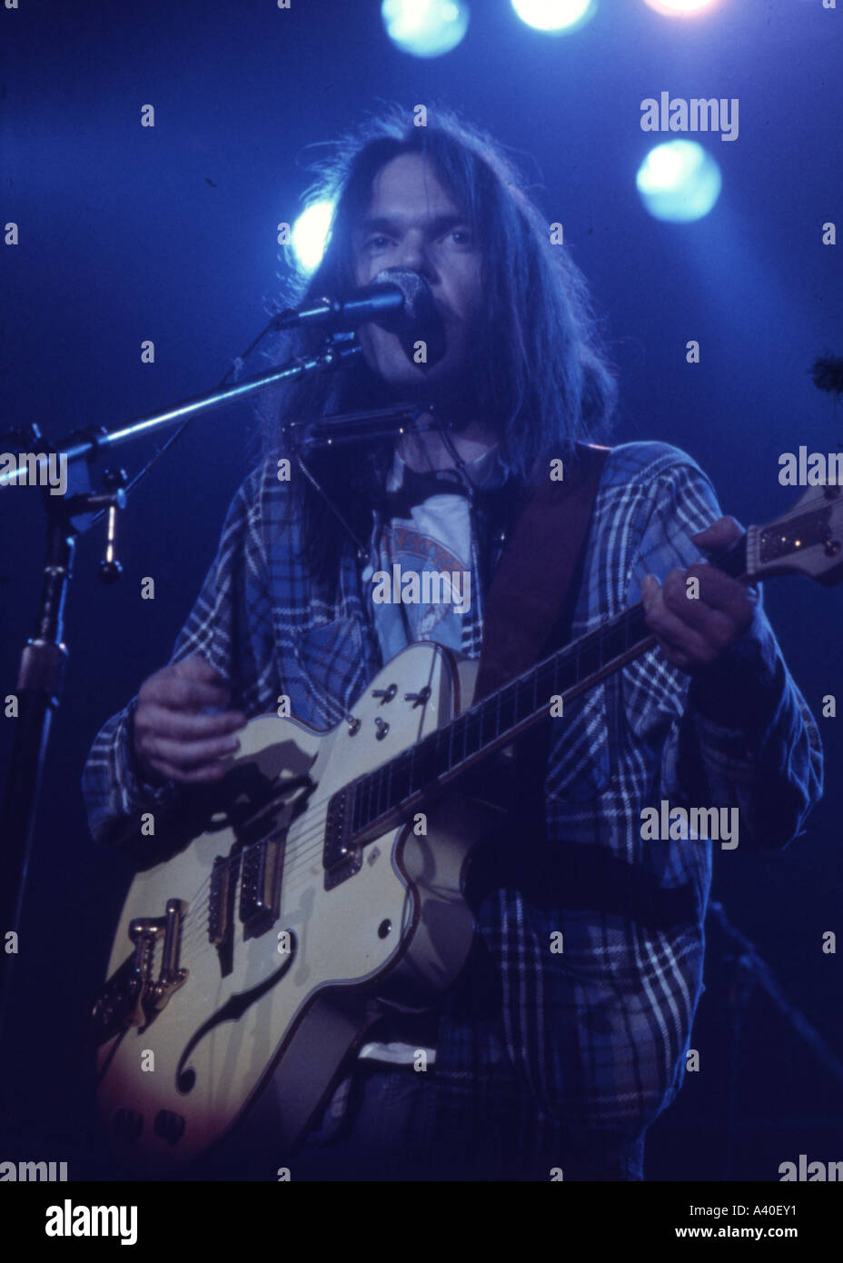 NEIL YOUNG US musician Stock Photo