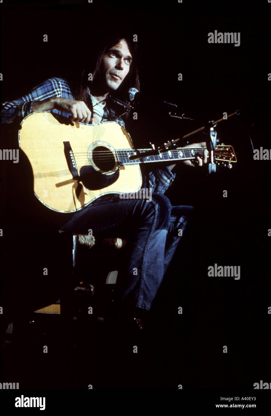 NEIL YOUNG US musician Stock Photo