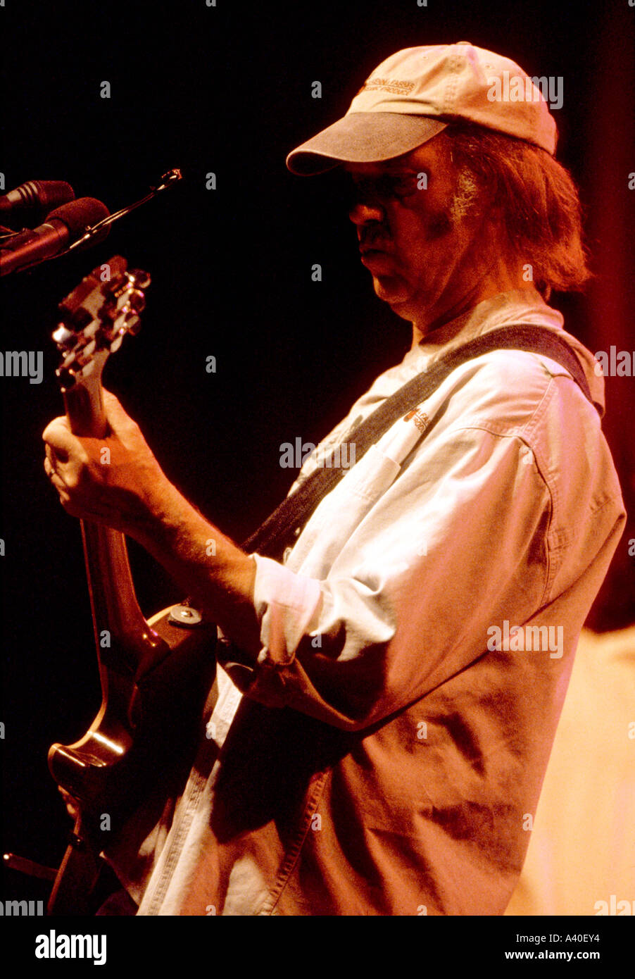 NEIL YOUNG  US musician Stock Photo