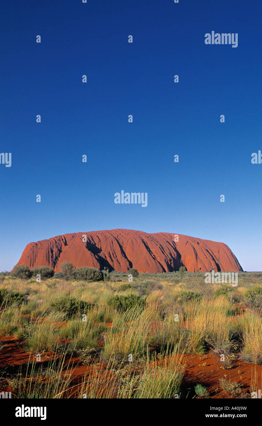 Uluru Ayers Rock Northern Territory Australia Stock Photo