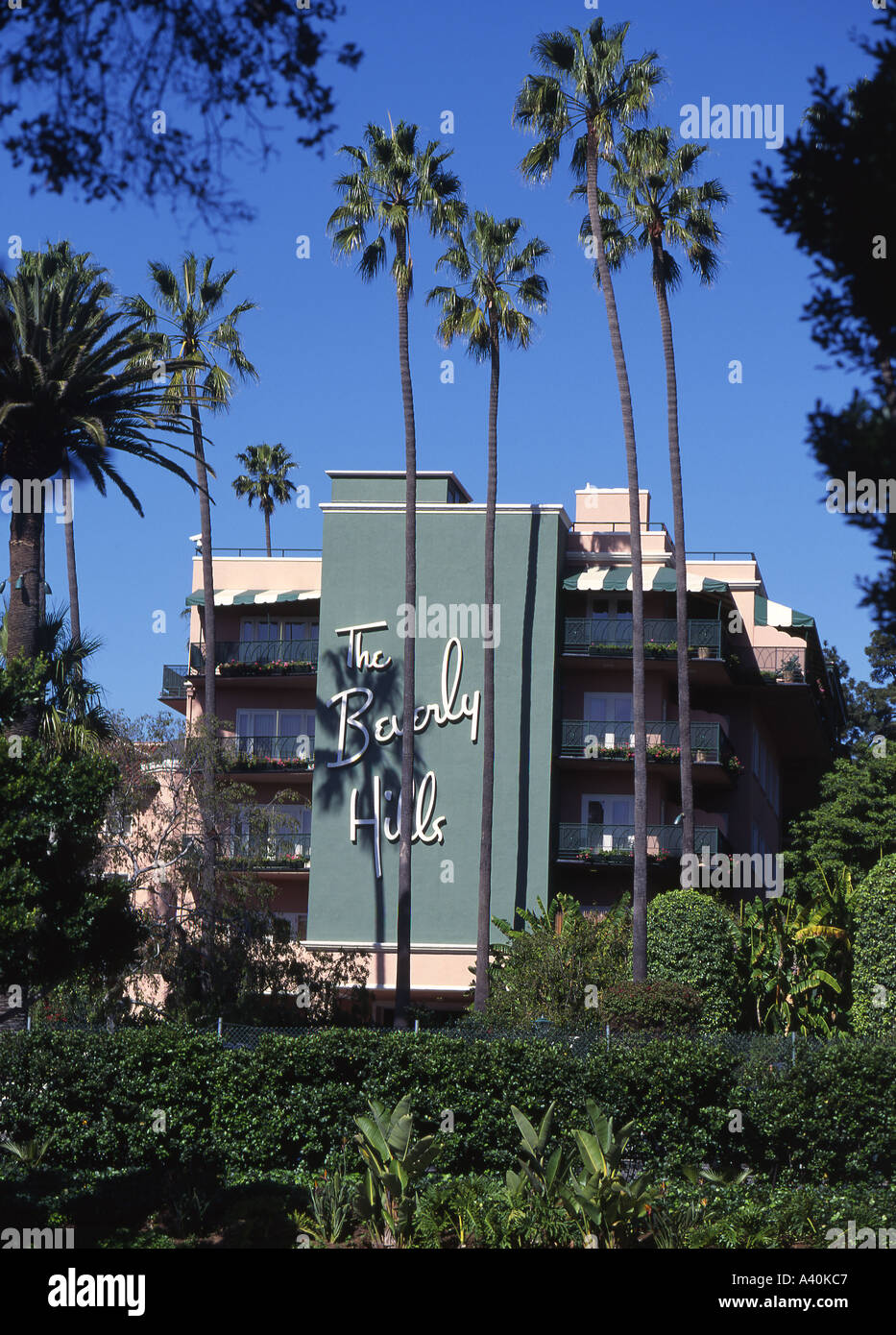 Beverly Hills Hotel Los Angeles California USA Stock Photo
