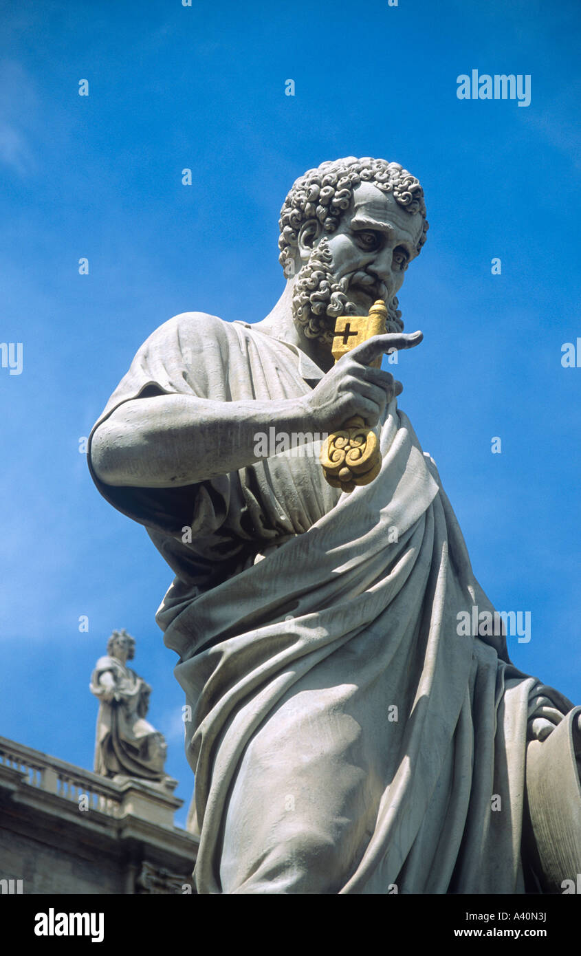 Peter In Rome Statue of st peter rome hi-res stock photography and images - Alamy