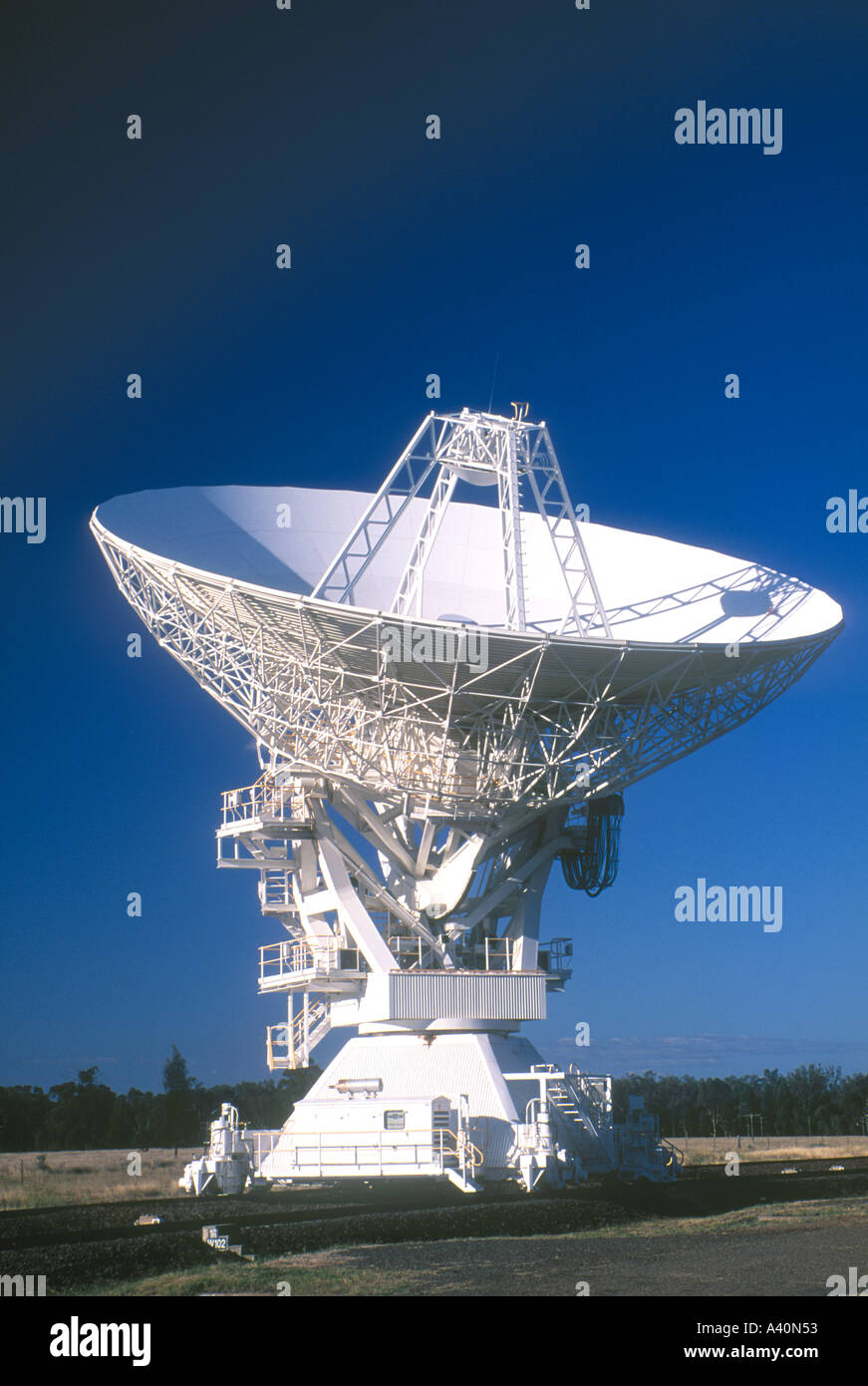 Radio Telescope Narrabri Australia Stock Photo