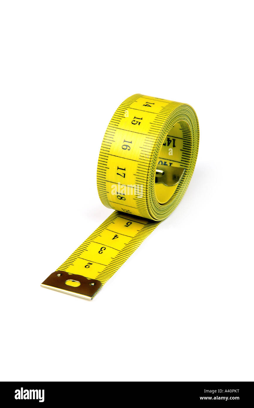 measuring tape Maßband Stock Photo