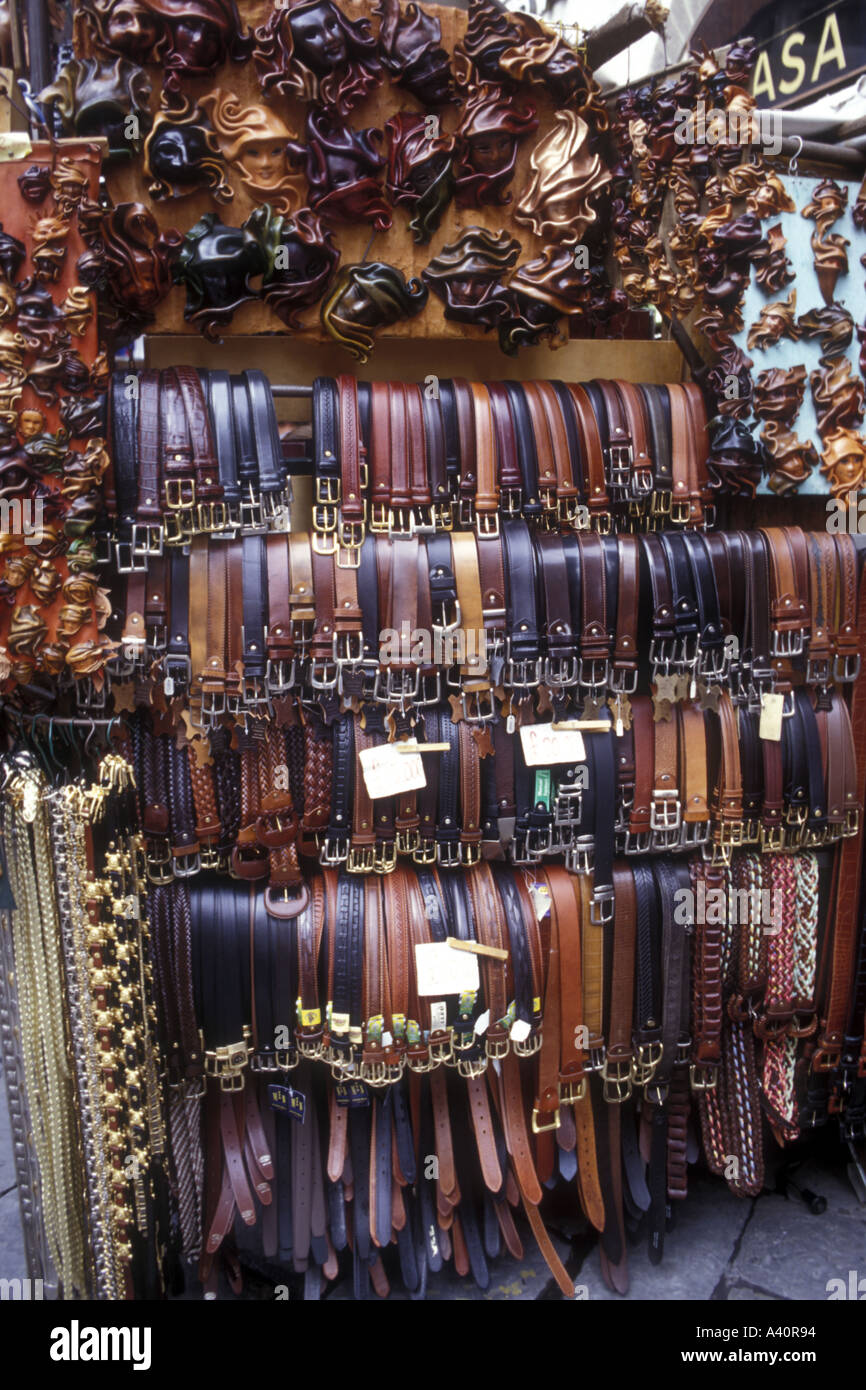 Florence leather belts hi-res stock photography and images - Alamy