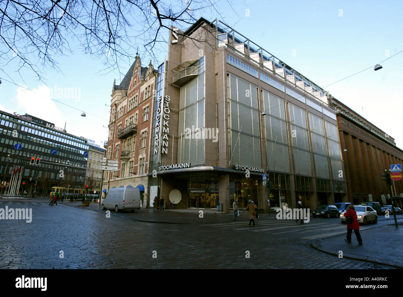 Stockman department store in Helsinki, Finland. January 2006 Stock