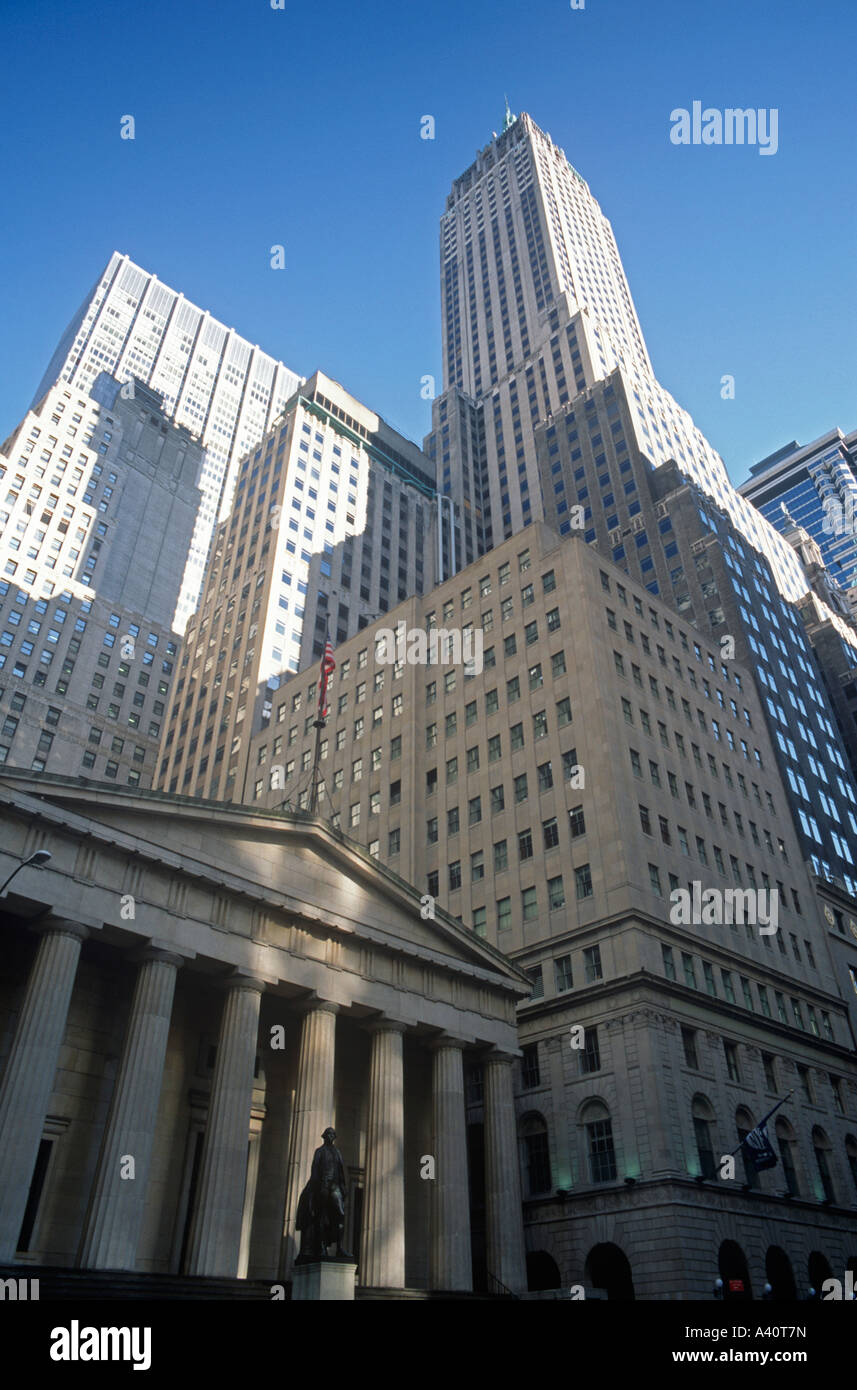 Wall Street Manhattan New York City USA Stock Photo - Alamy