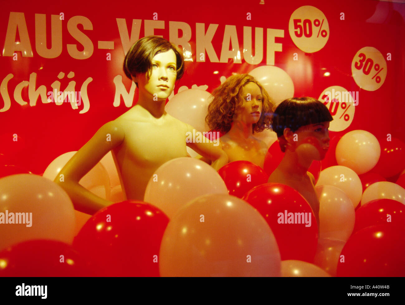 Shop window display in Berlin Germany Stock Photo - Alamy