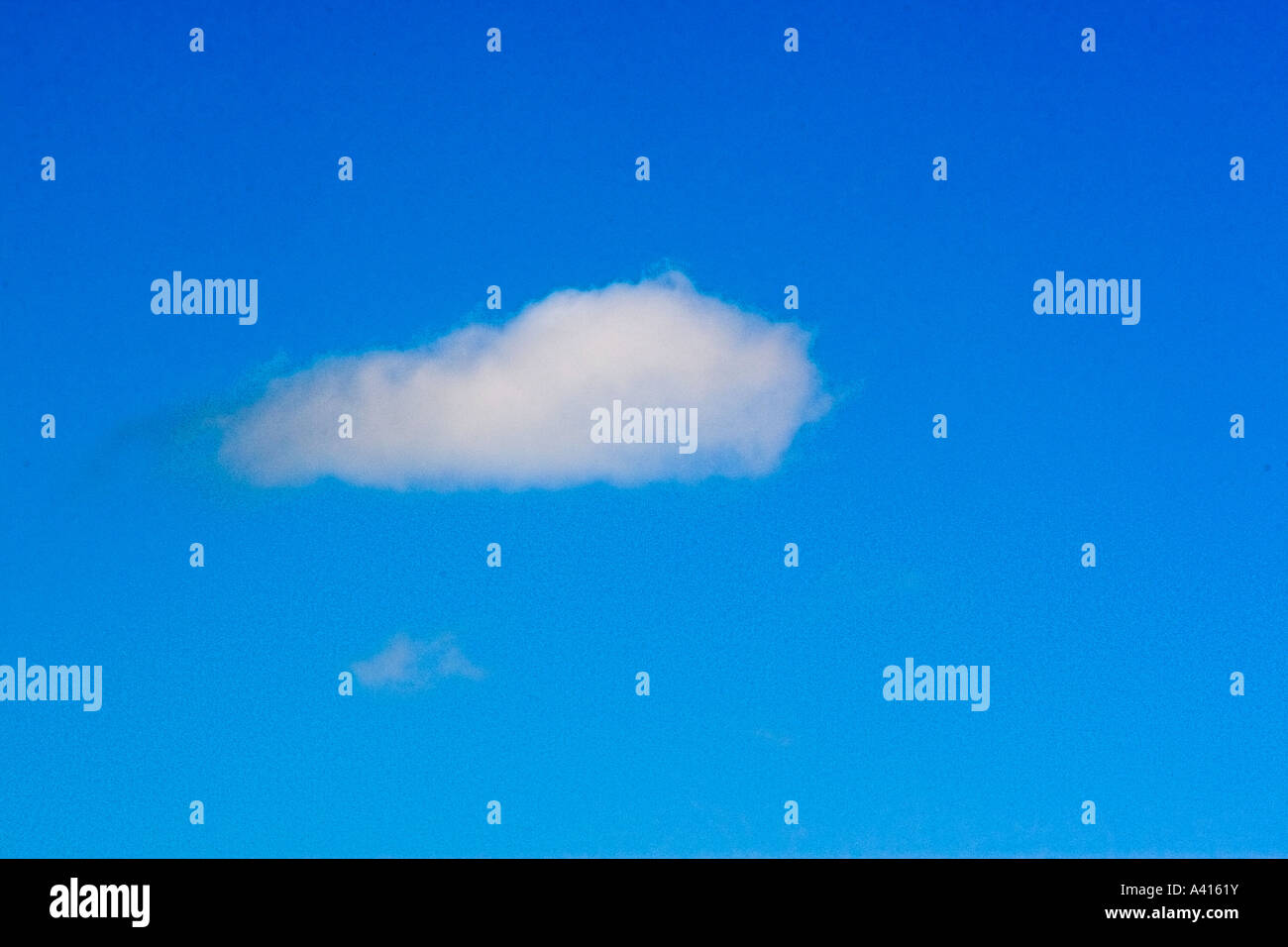 lonely cloud Stock Photo