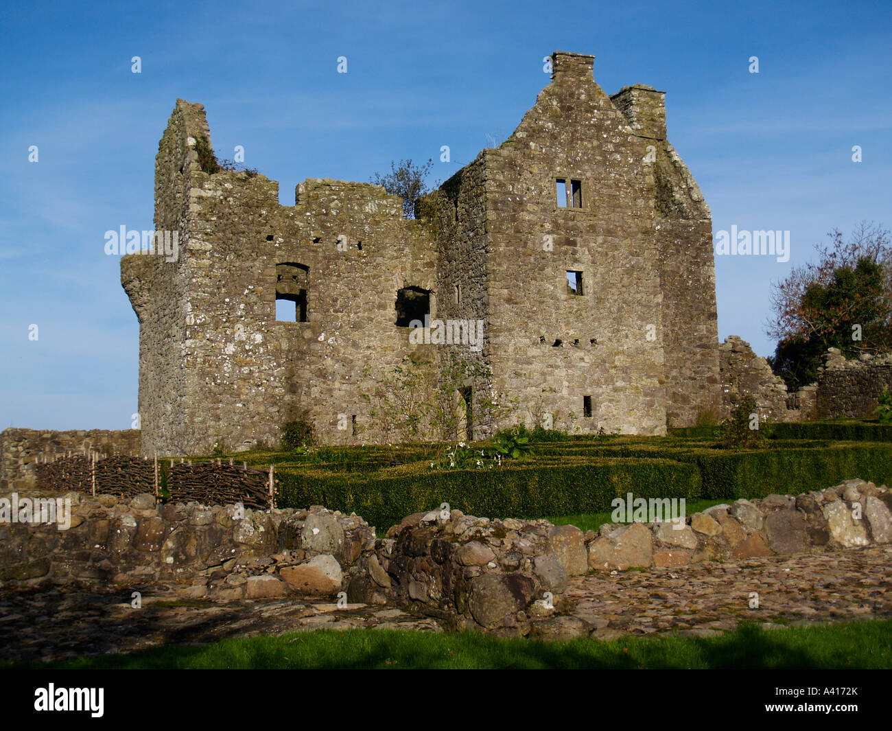 Tully Castle, Derrygonnelly Co. Fermanagh Northern Ireland Travel Stock Photo