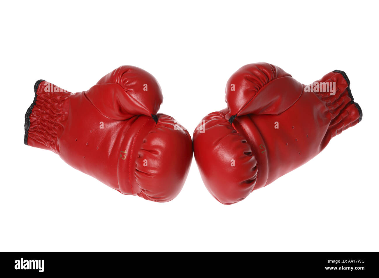 Boxing Gloves Cut Out On White Background Stock Photo - Alamy