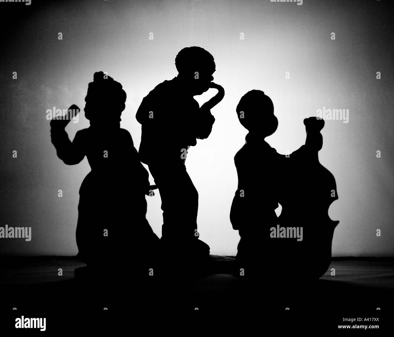 Band trio Black and White Stock Photos & Images - Alamy