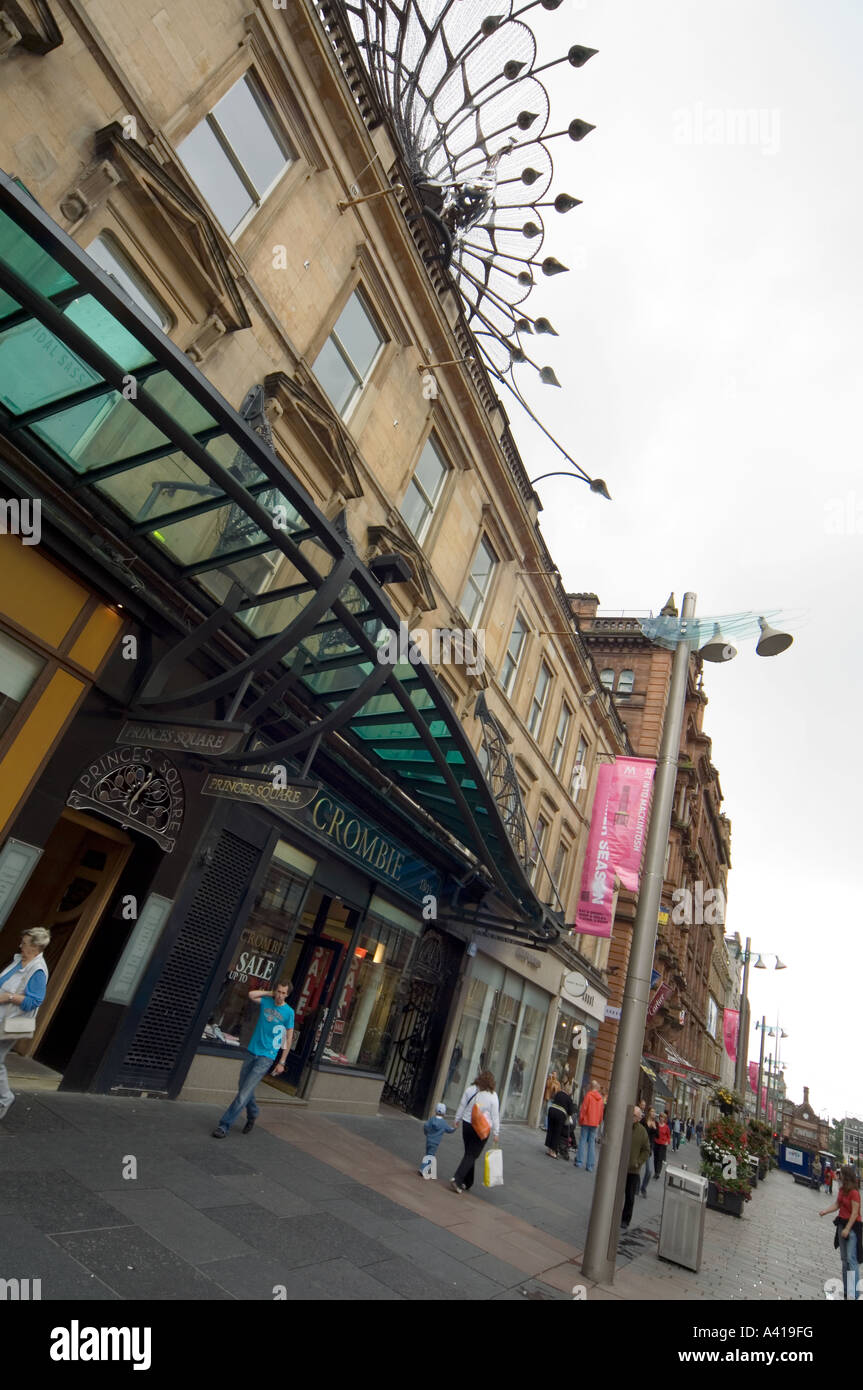 The Princes Square Shopping Centre in Glasgow Stock Photo