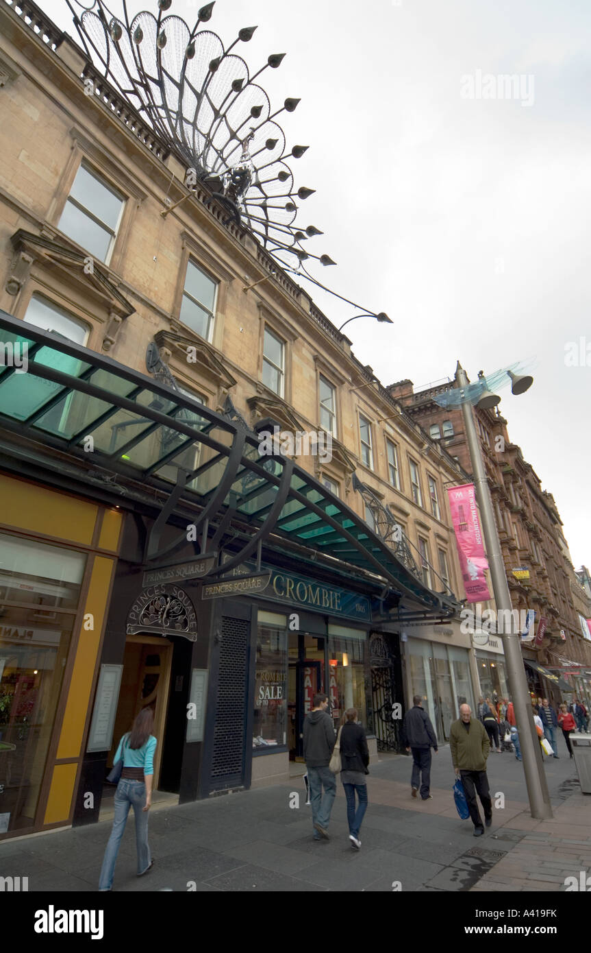 The Princes Square Shopping Centre in Glasgow Stock Photo