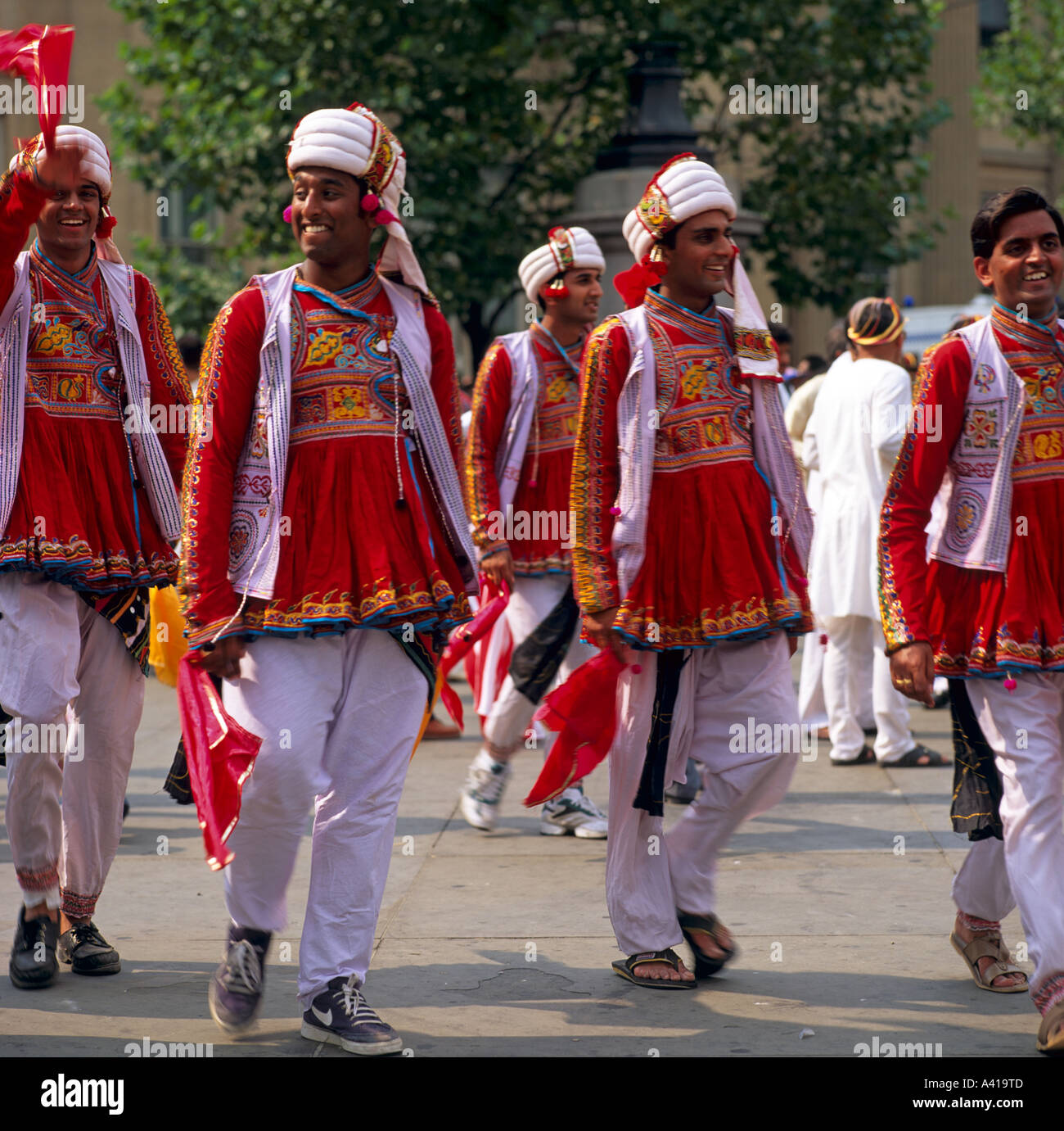 Hindu Celebrations march London U.K Stock Photo Alamy