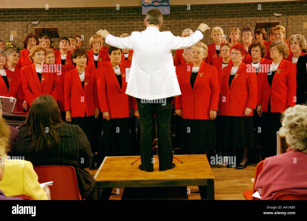 Female choir conductor hires stock photography and images Alamy