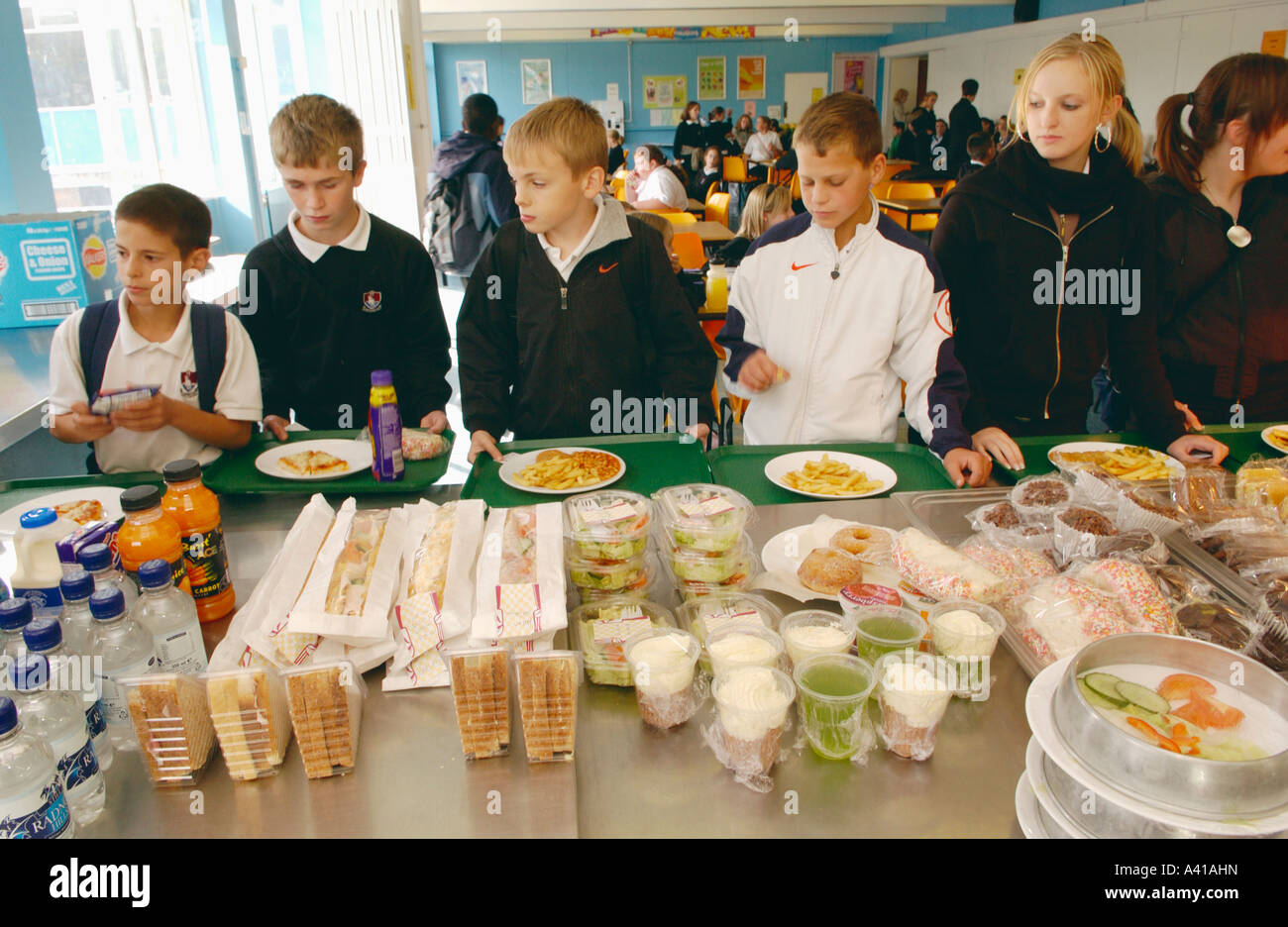 Pupils school canteen uk hires stock photography and images Alamy