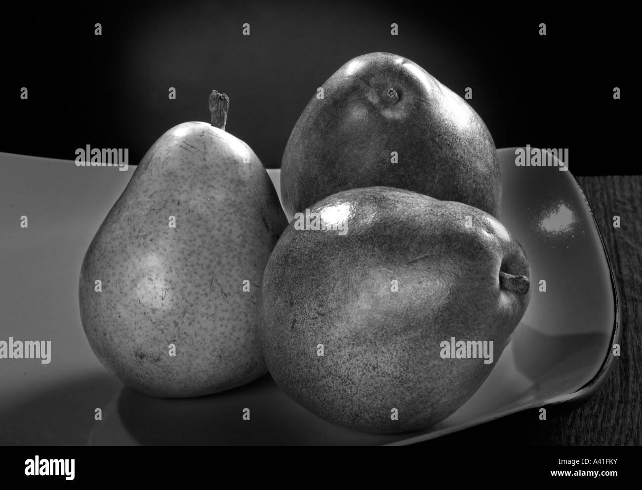 Pears three Black and White Stock Photos & Images - Alamy