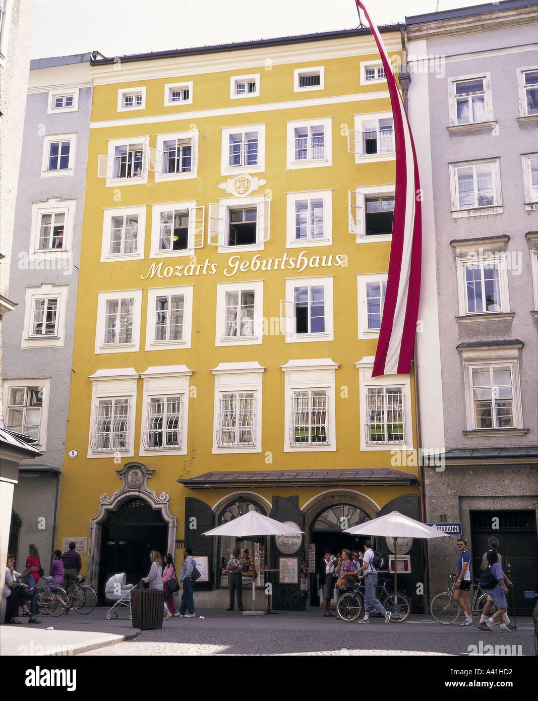 Mozart birthplace Salzburg Austria Stock Photo, Royalty Free Image ...