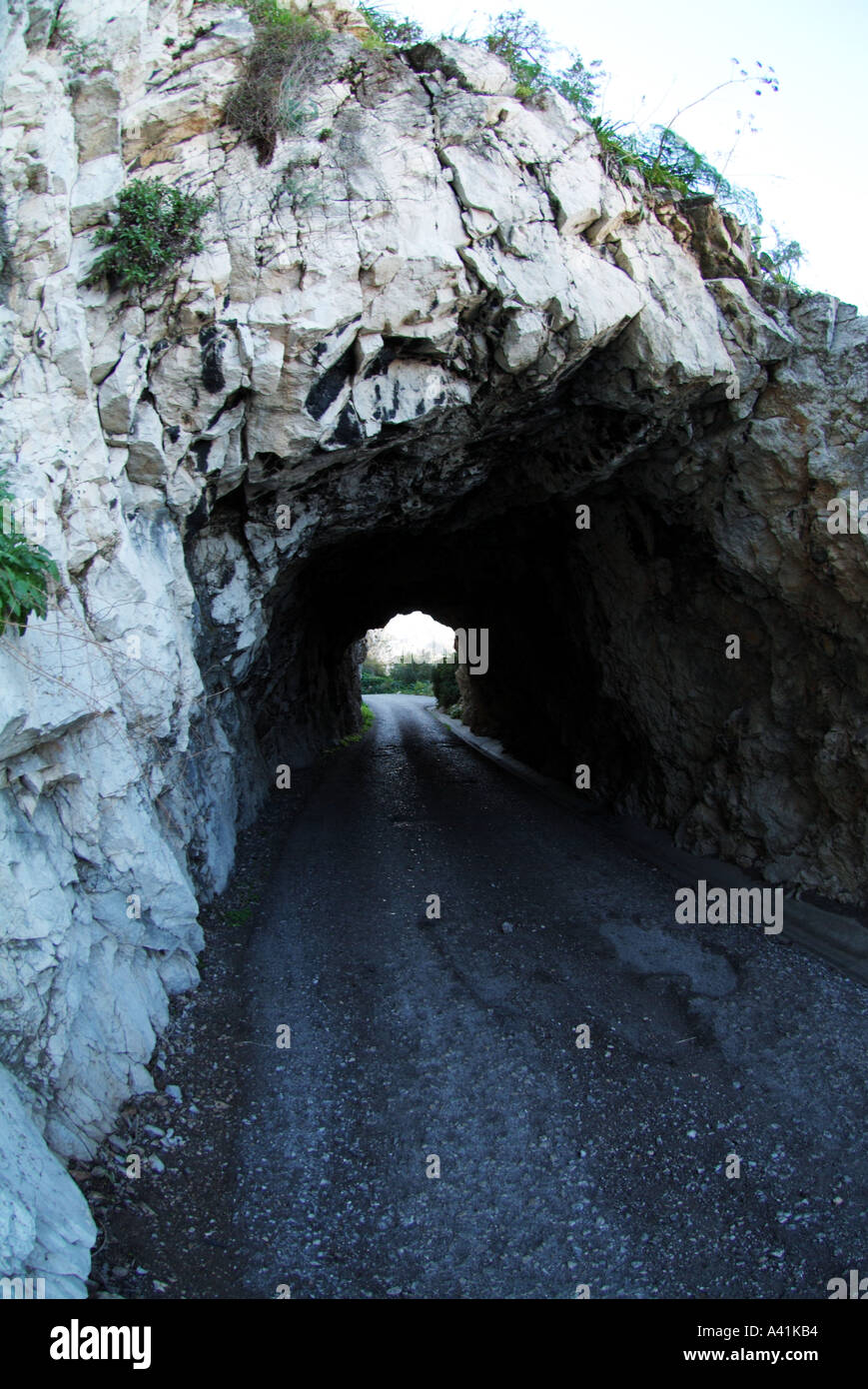 Gibraltar tunnel, mediterranean island concept journey destiny nirvana