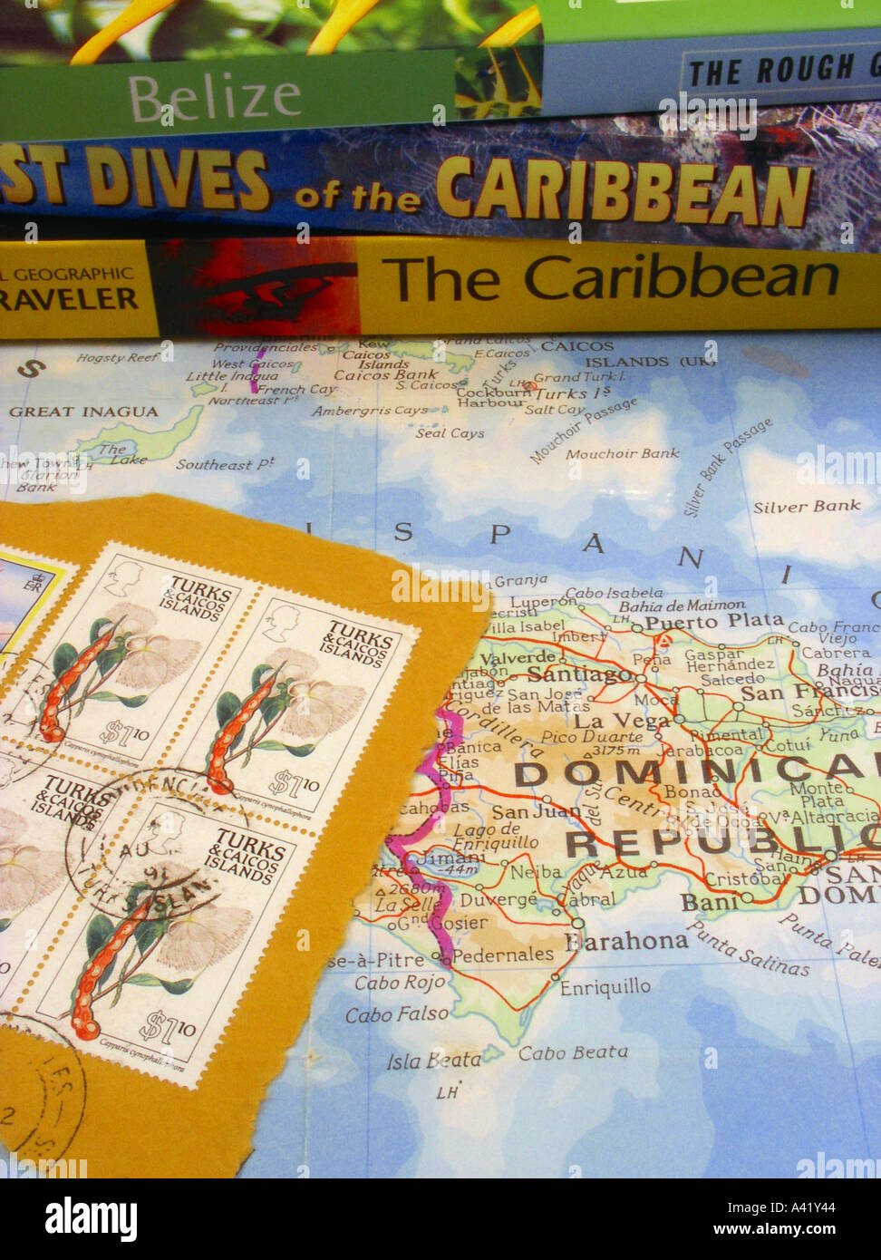 Caribbean guidebook Best Dives of the Caribbean map of the Caibbean