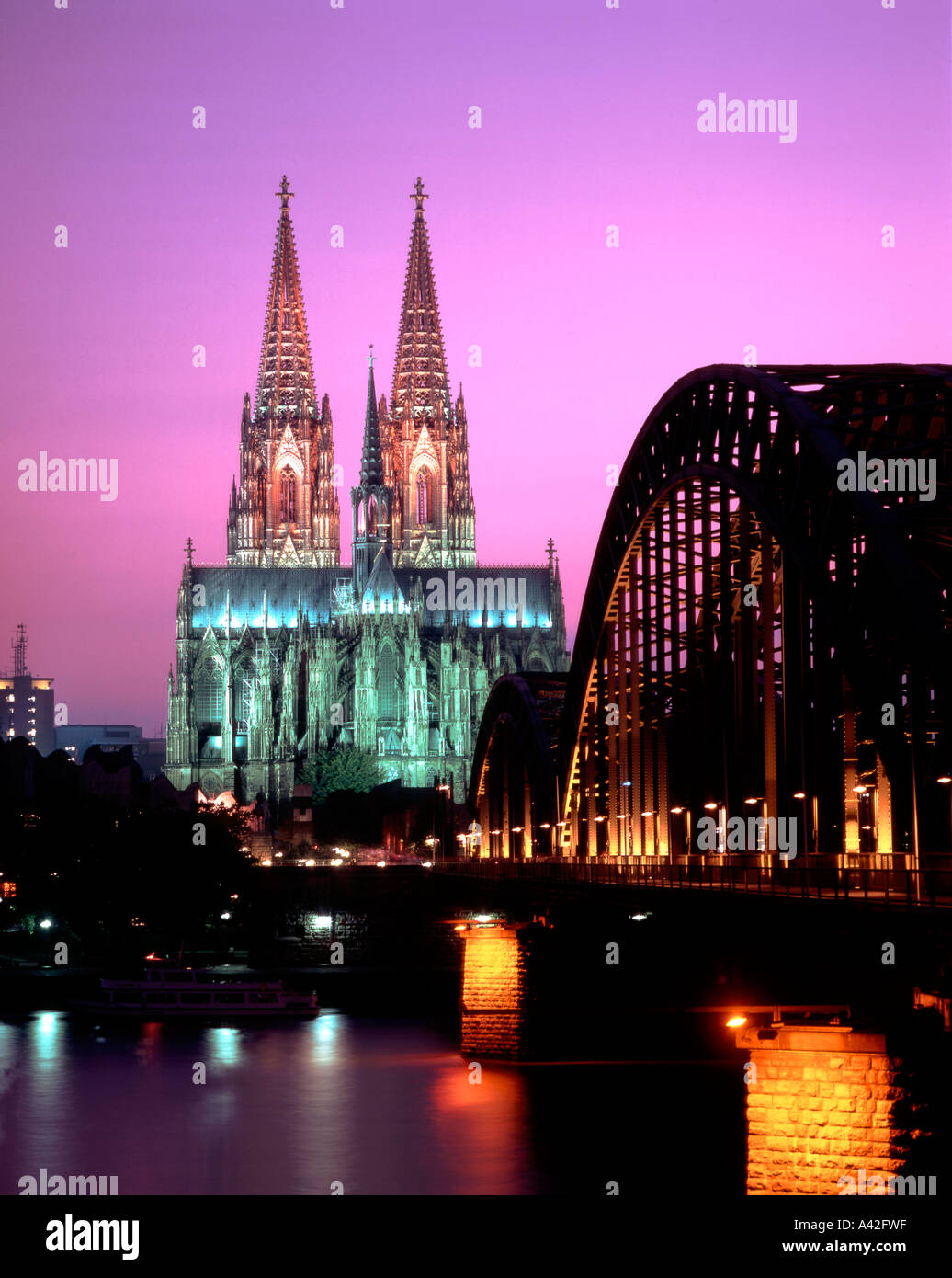 Germany Cologne Koeln cathedral dome Stock Photo