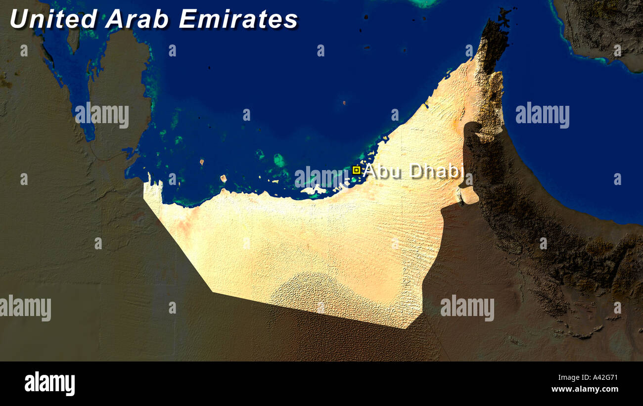 Abu dhabi map hires stock photography and images Alamy