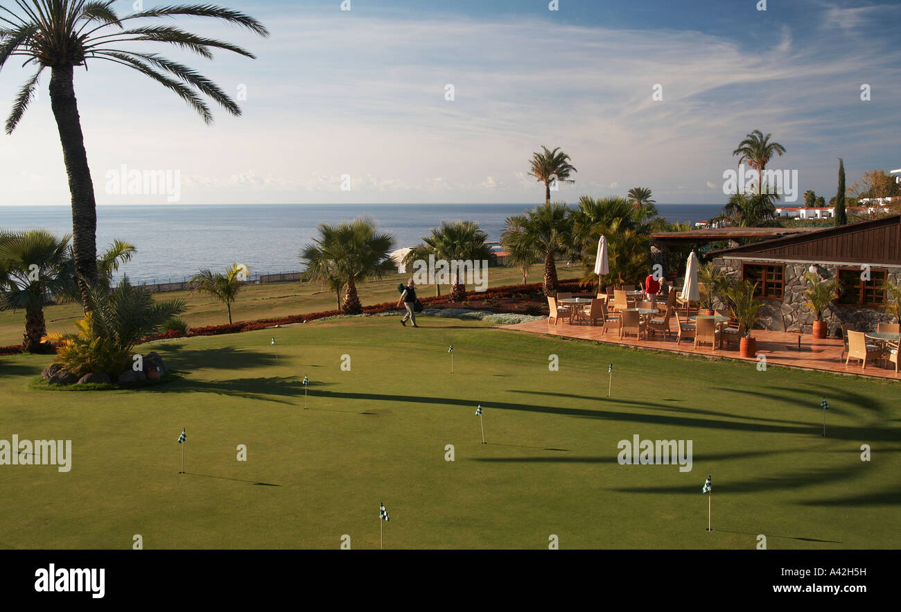 Clubhouse, Tecina Golf, Playa de Santiago, La Gomera, Canary islands, Islas Canarias, Spain, España, Europe, Europa Stock Photo