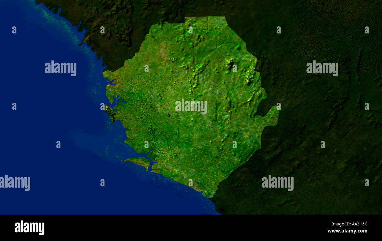 Maps of sierra leone hi-res stock photography and images - Alamy