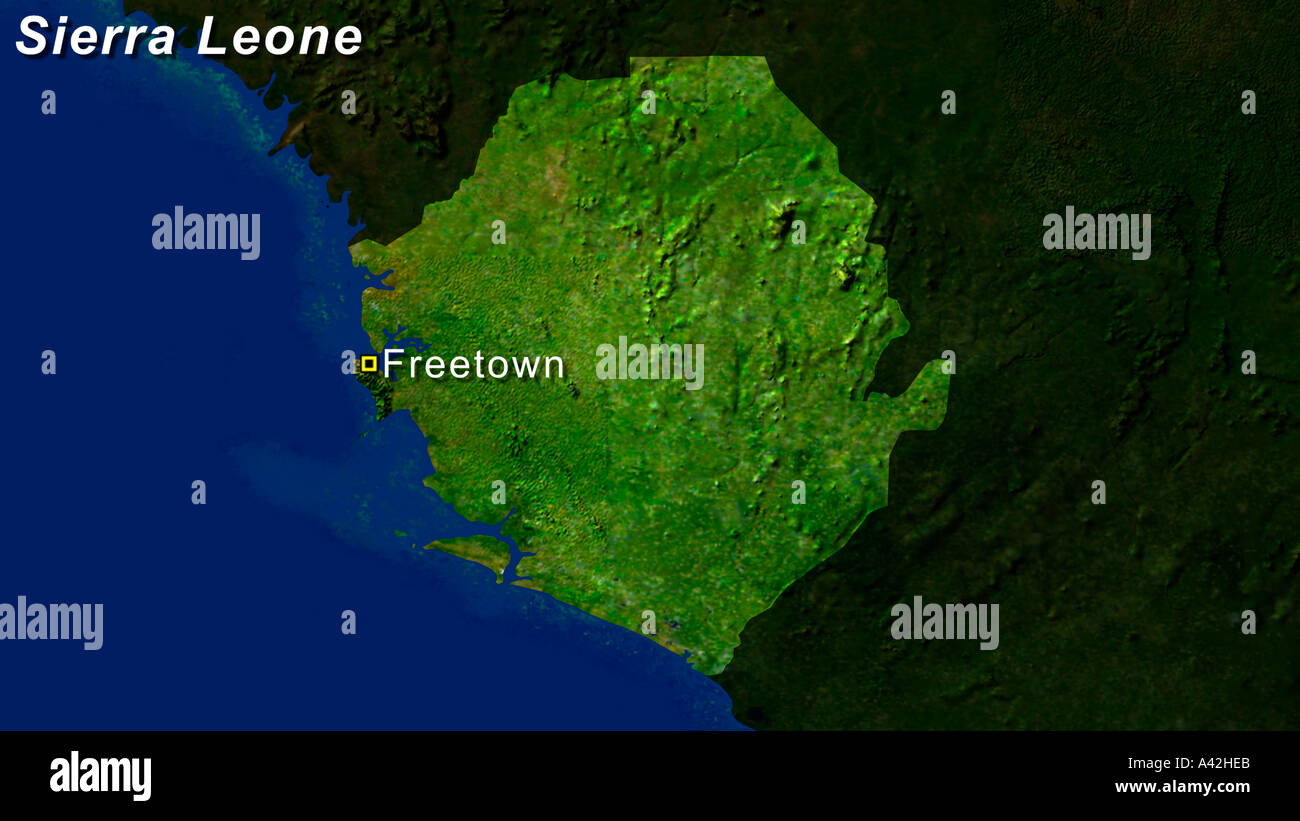 Freetown sierra leone aerial hi-res stock photography and images - Alamy