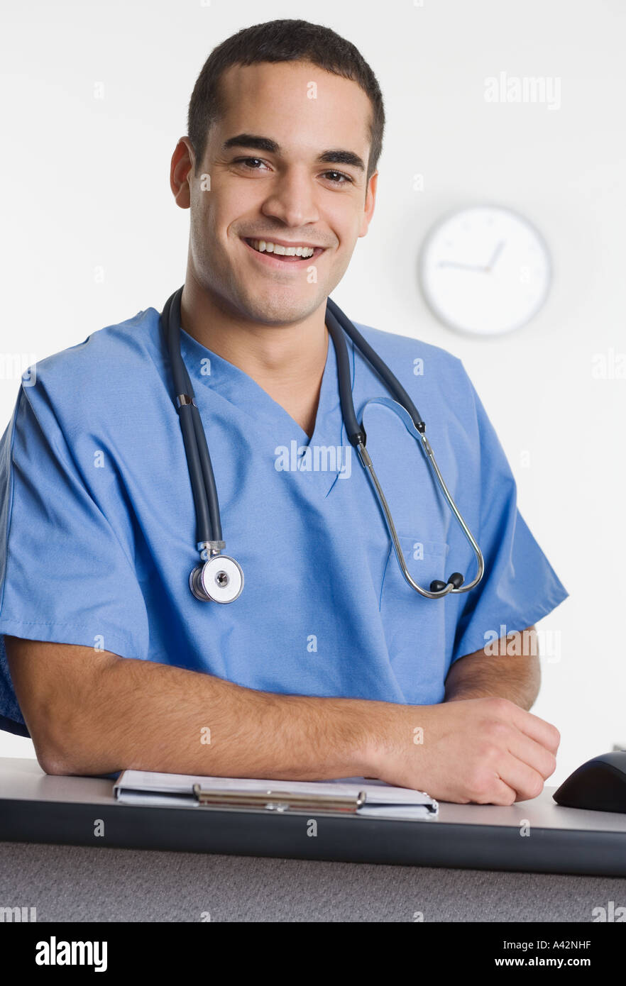 Male nurse hi-res stock photography and images - Alamy