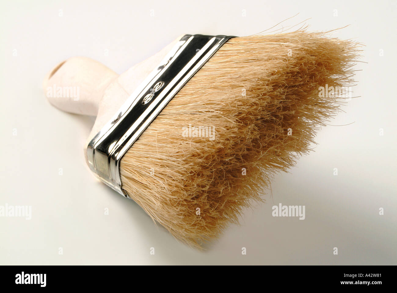 brush with natural bristles Pinsel mit Naturborsten Stock Photo
