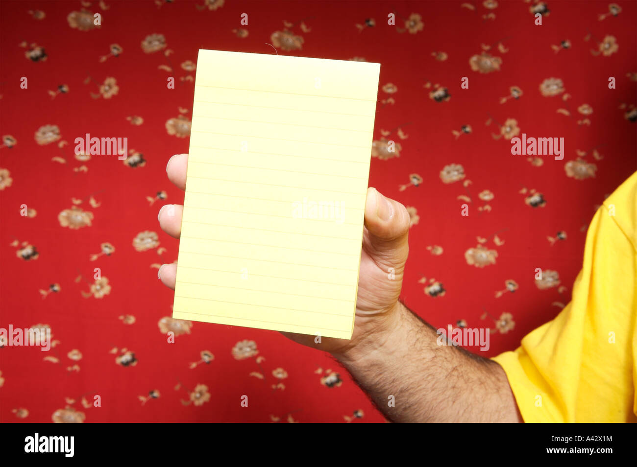 blank sign blank note pad Stock Photo - Alamy