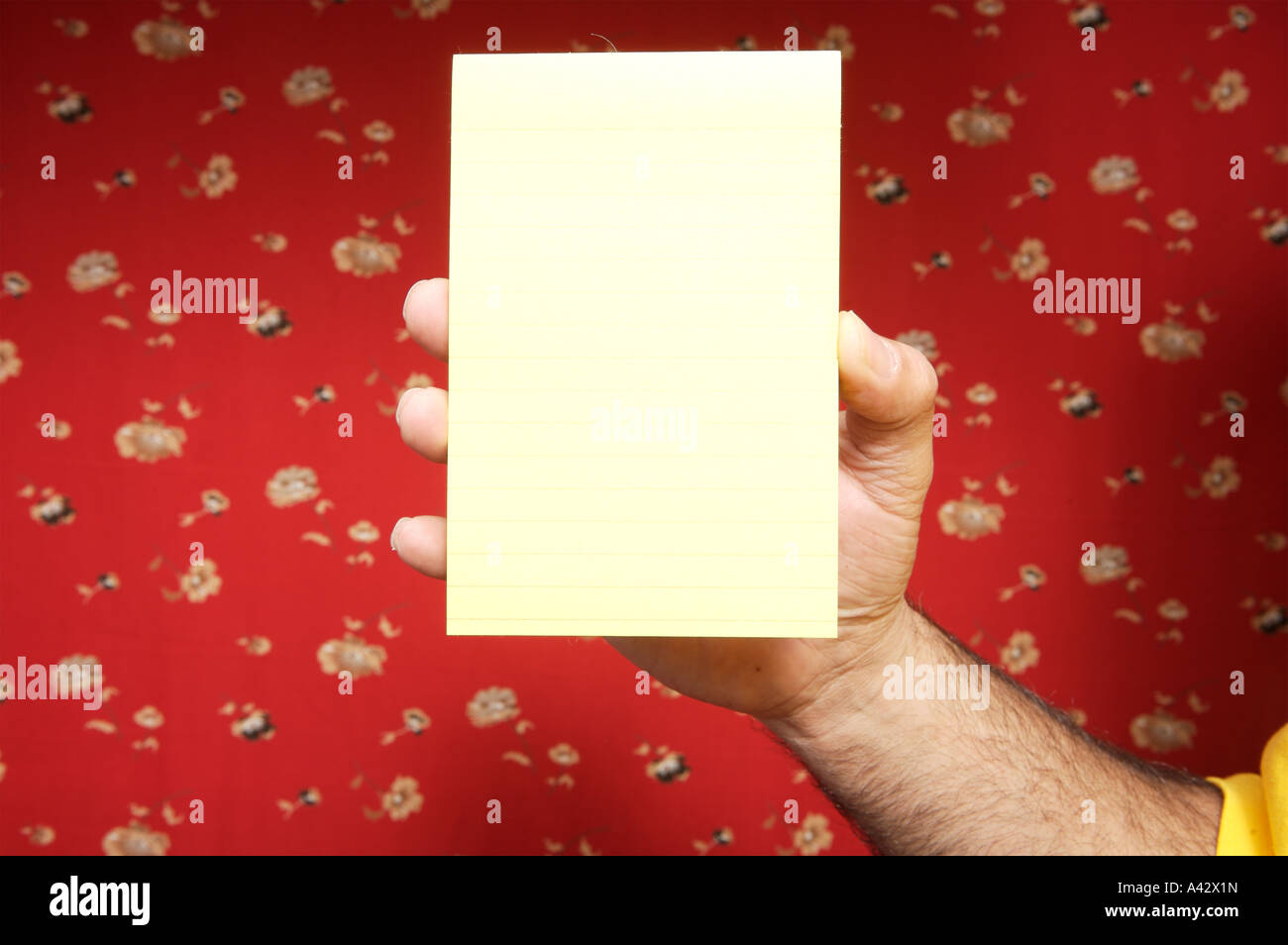 blank sign blank note pad Stock Photo - Alamy