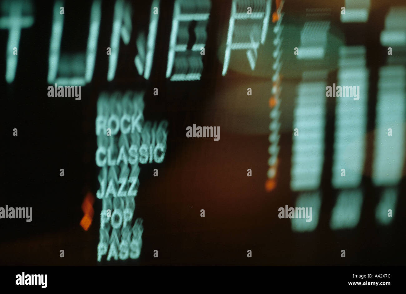 Tuning radio hi-res stock photography and images - Alamy