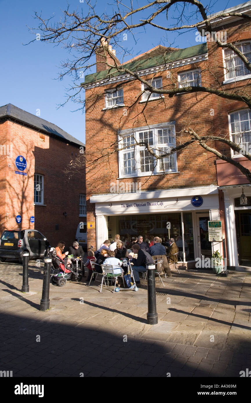 The Wren Chocolate Theatre Cafe Thames Street Windsor Berks UK Stock Photo