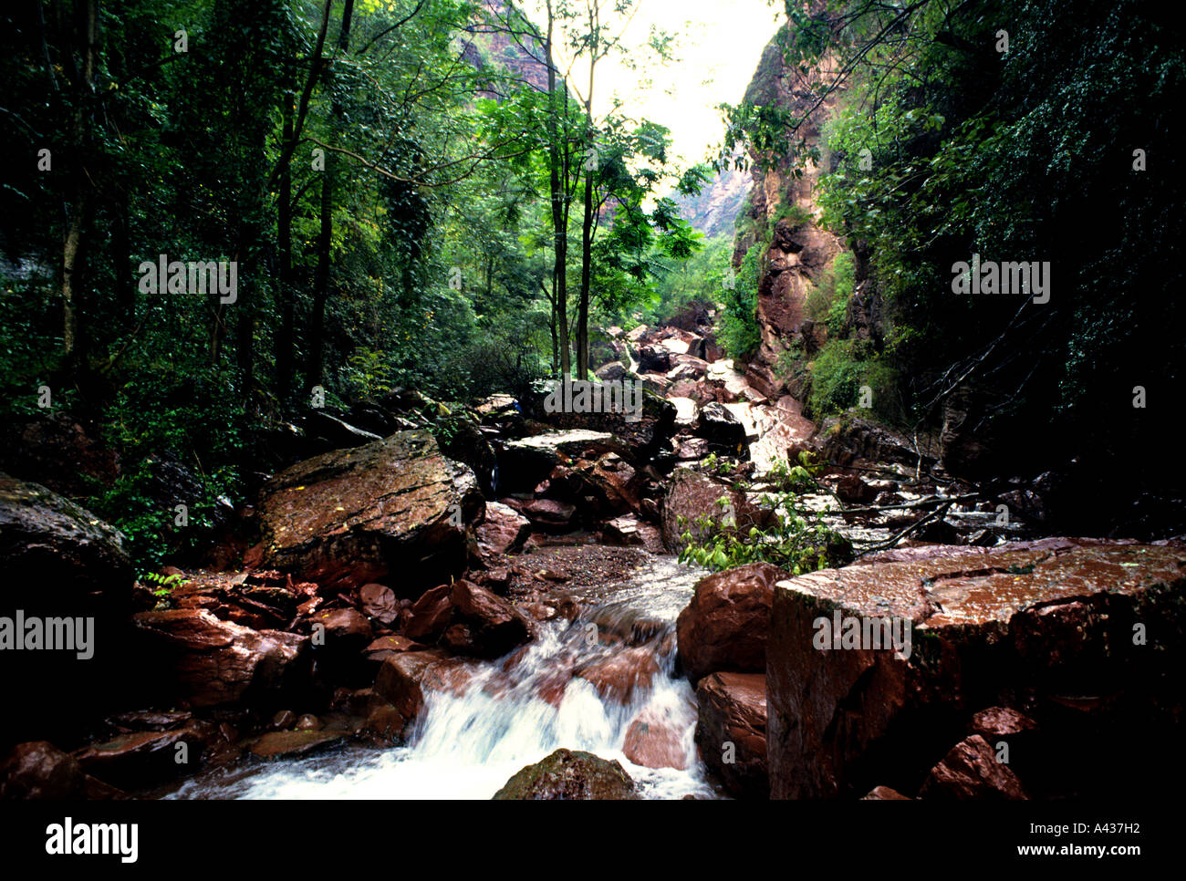 France Haute Provence River Water Landscape French Stock Photo