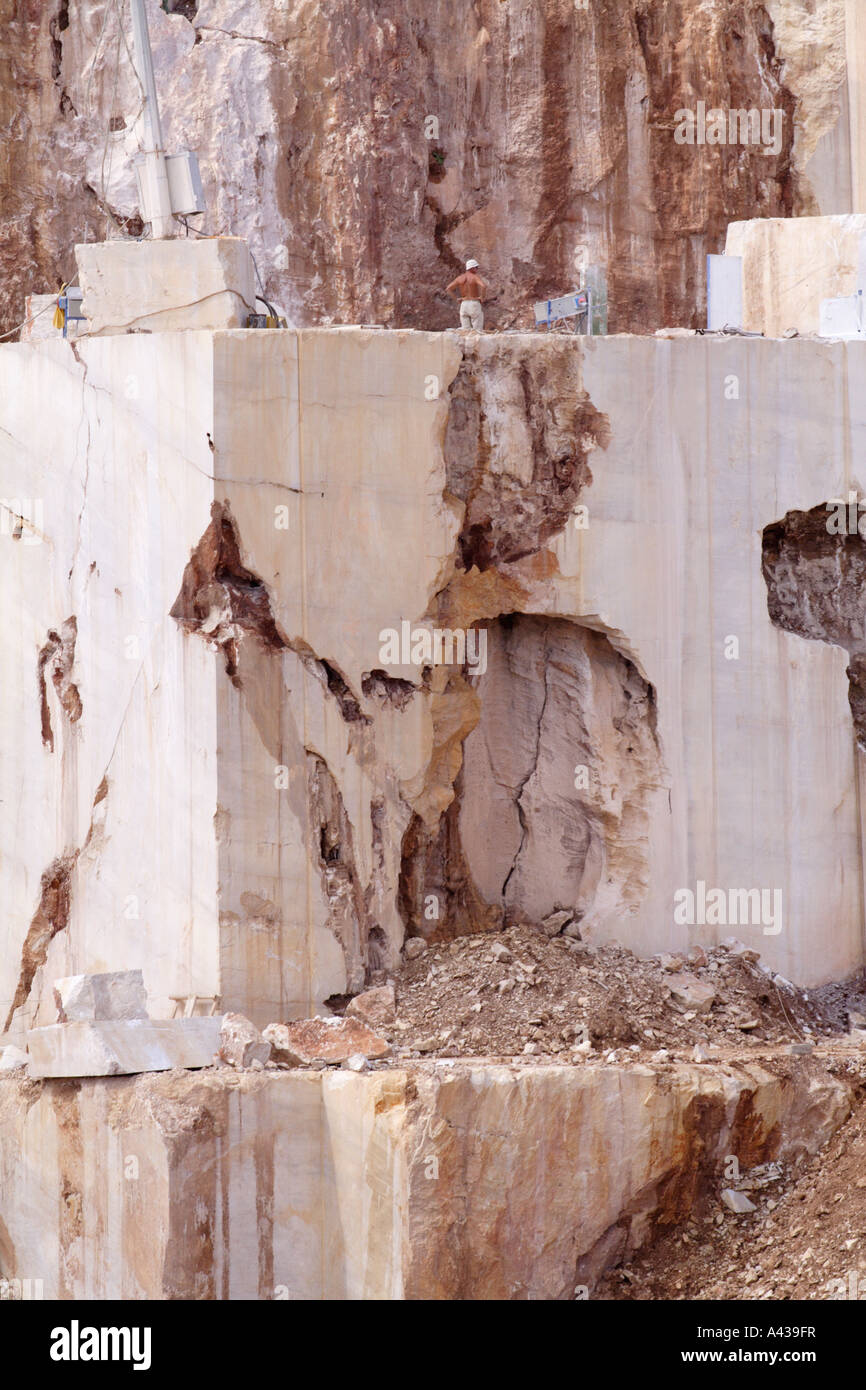Marble quarry near Orosei, Sardinia Stock Photo Alamy