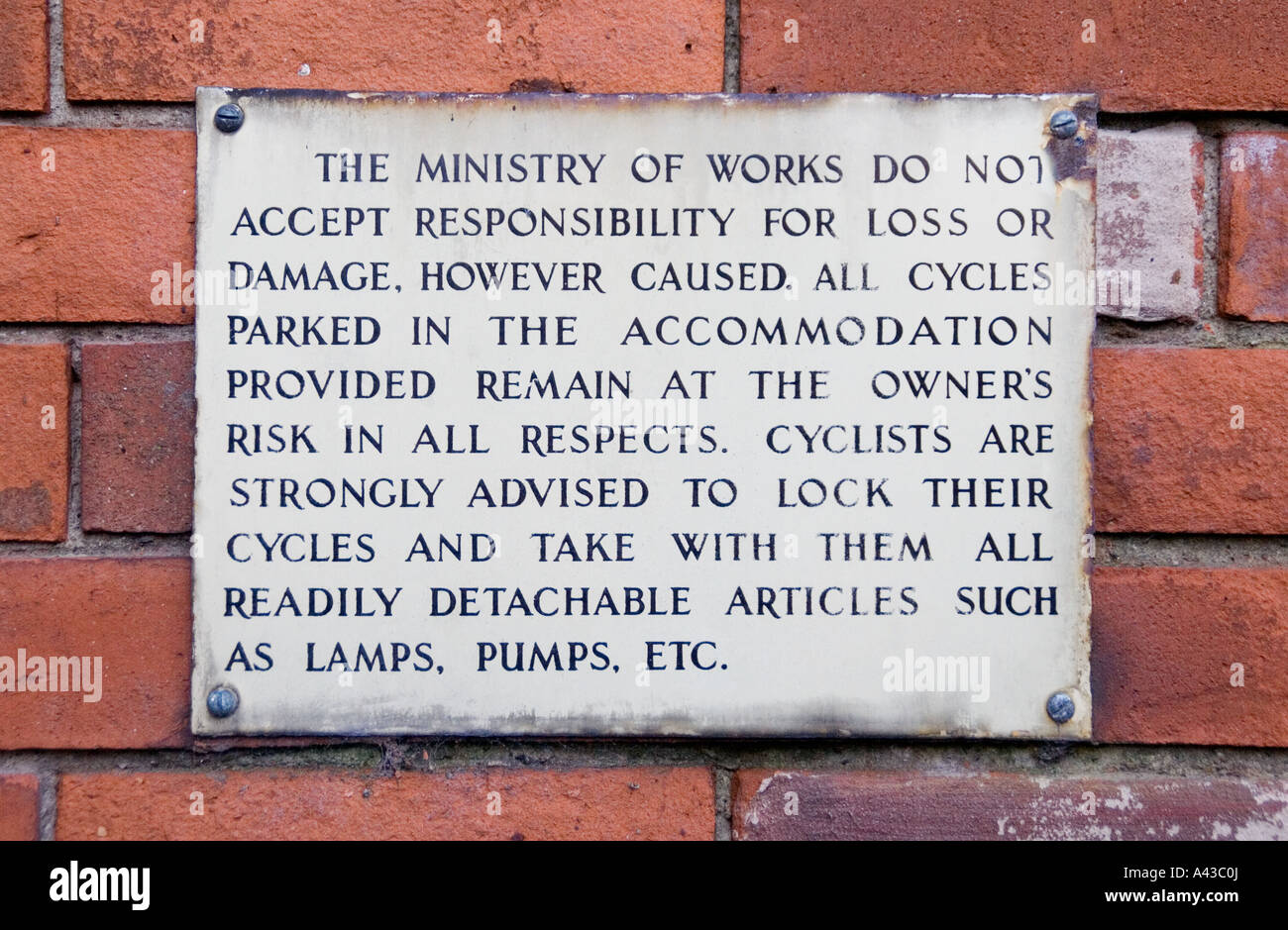 Ministry of works sign hires stock photography and images Alamy