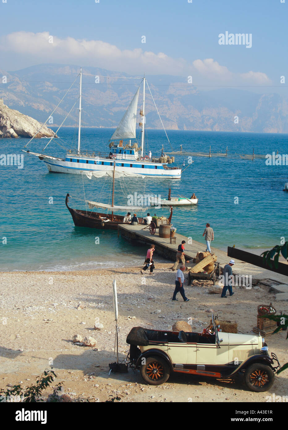 Vassili beach Balaklava Crimea Ukraine Stock Photo