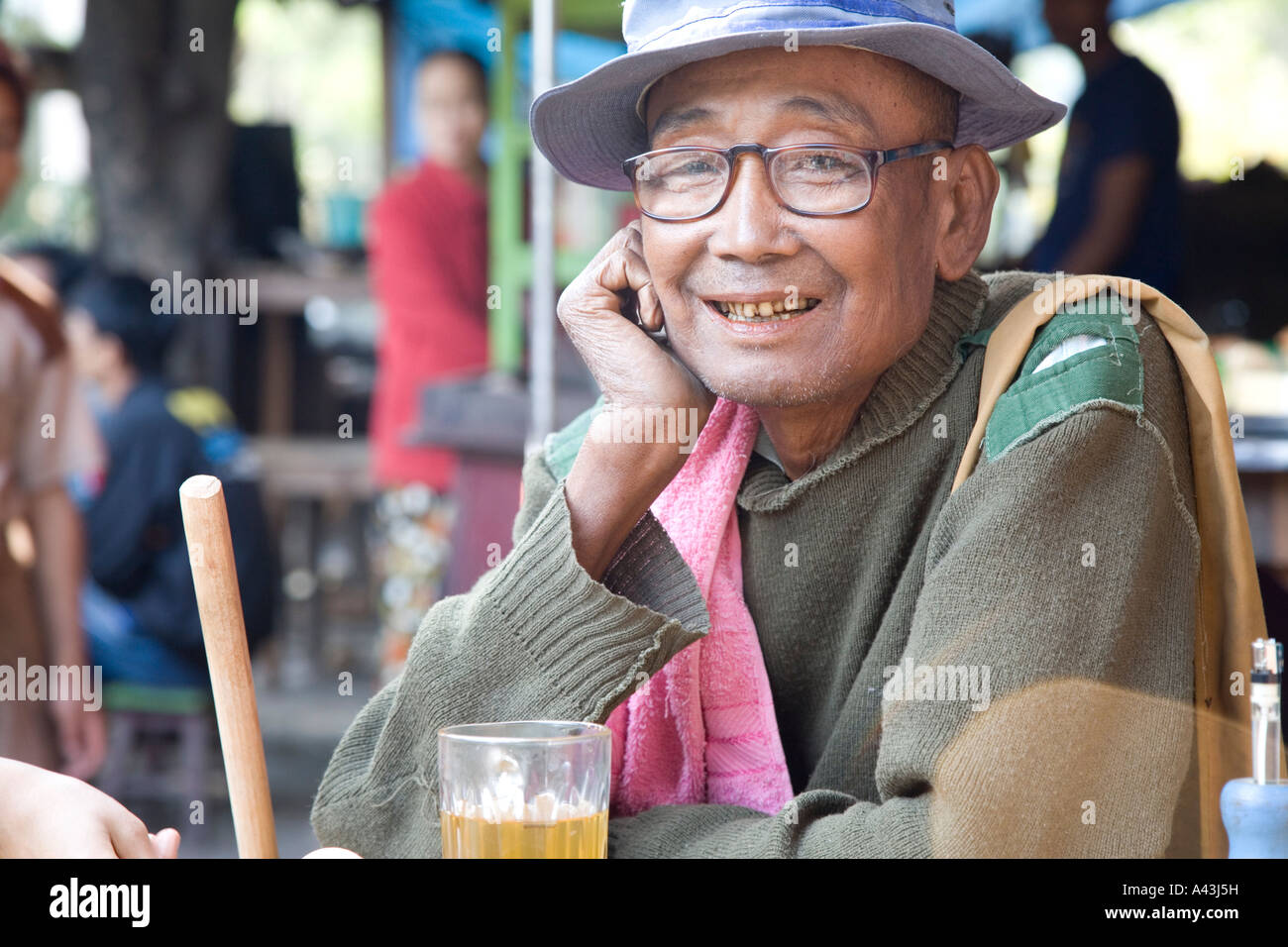 Male Portrait, Katha, Myanmar Stock Photo Alamy