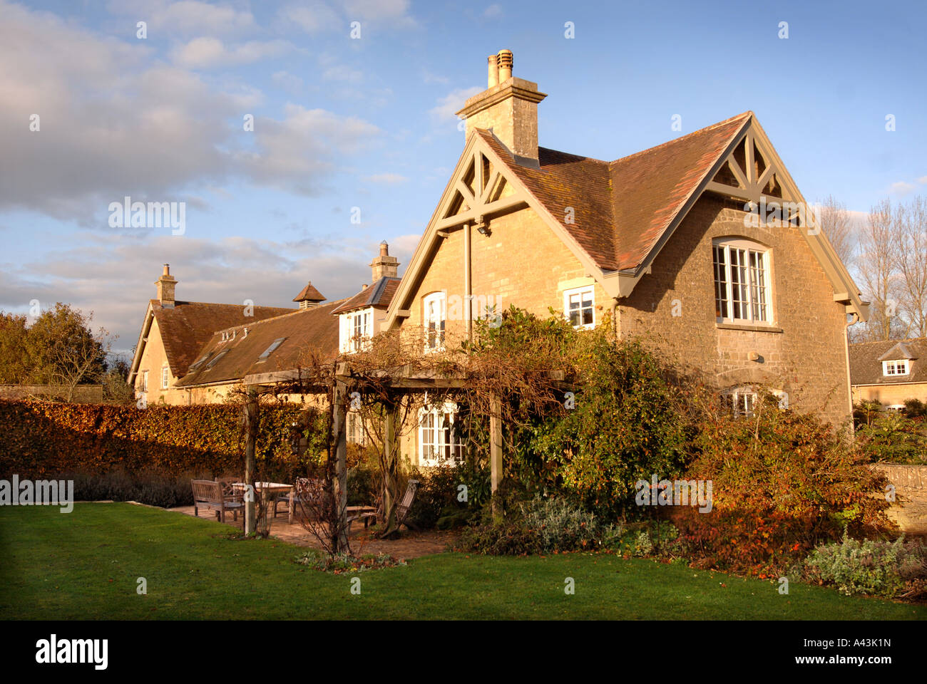 A LUXURY BED AND BREAKFAST APARTMENT PART OF A CONVERTED STABLE BLOCK UK Stock Photo