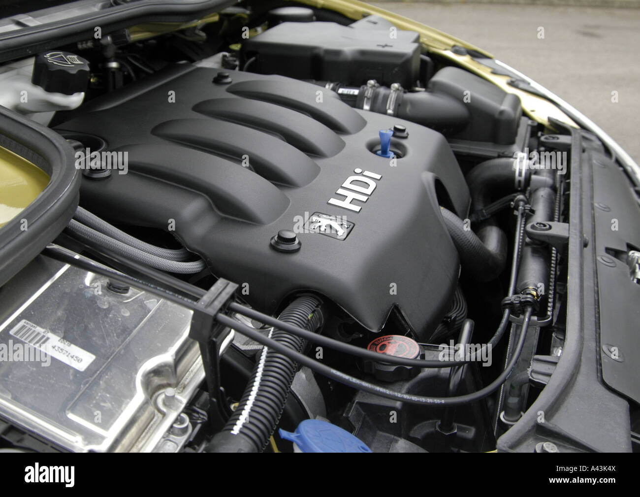 Peugeot 207 HDi deisel engine Stock Photo