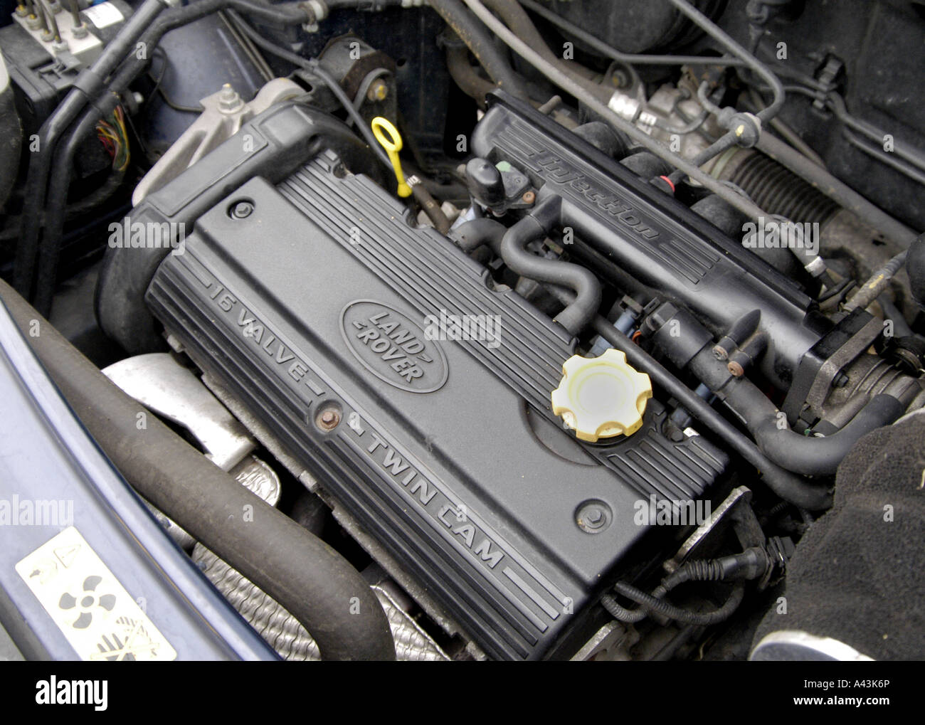 Rover K Series 1.8 litre engine fitted to a Land Rover Freelander transverse mount Stock Photo