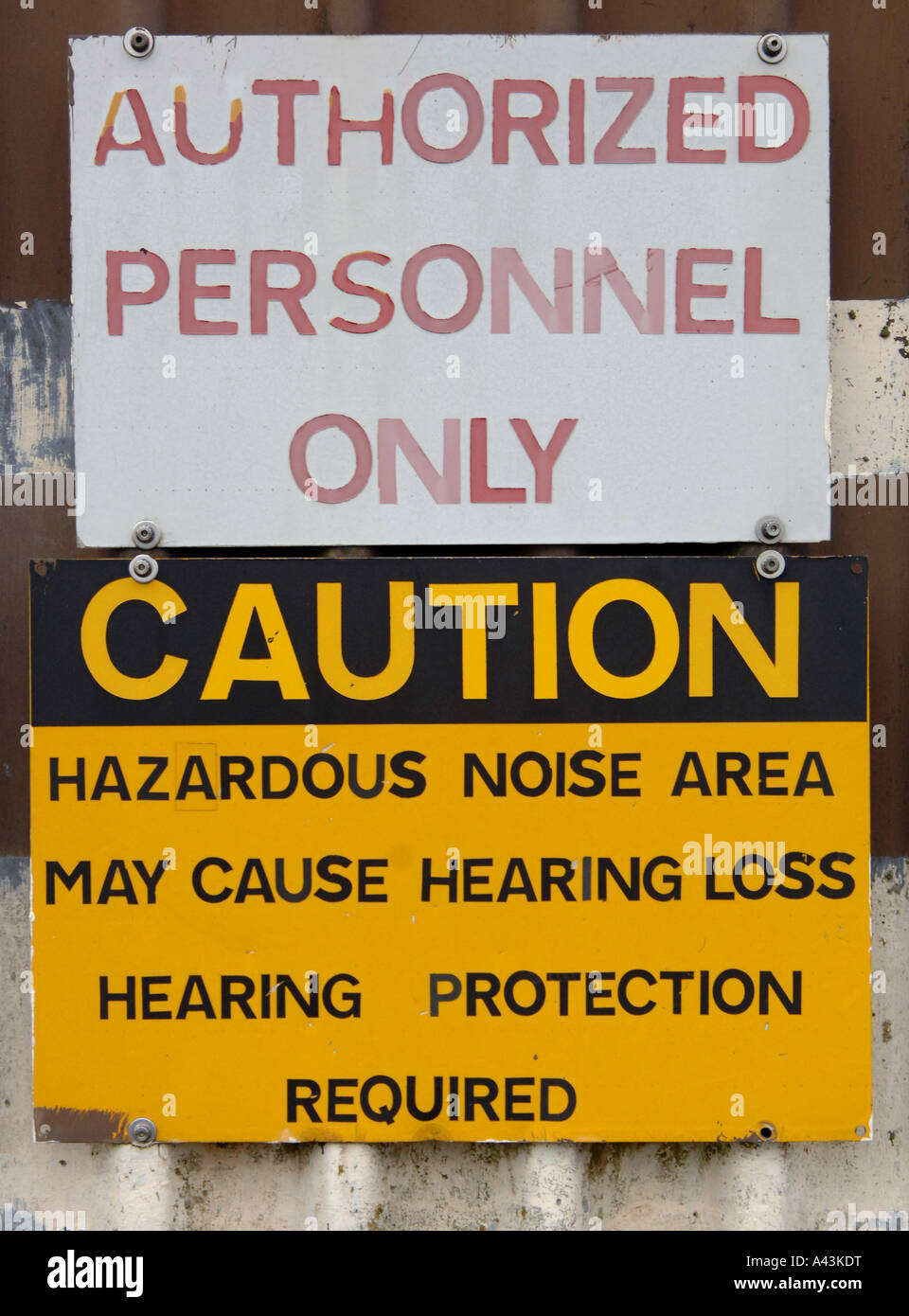 Loud Noise Warning Sign High Resolution Stock Photography and Images
