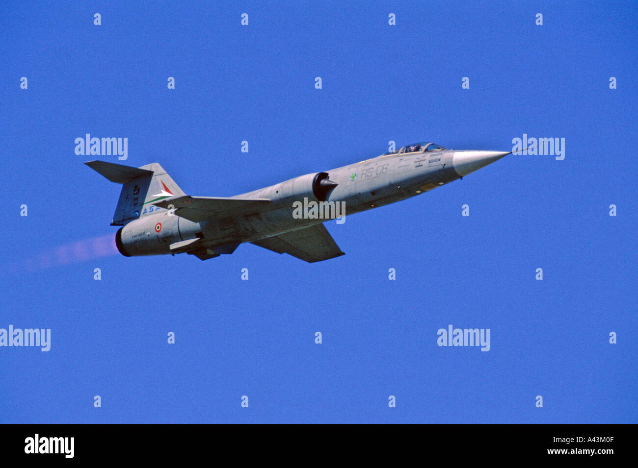 Italian Air Force Lockheed F-104S Starfighter Stock Photo