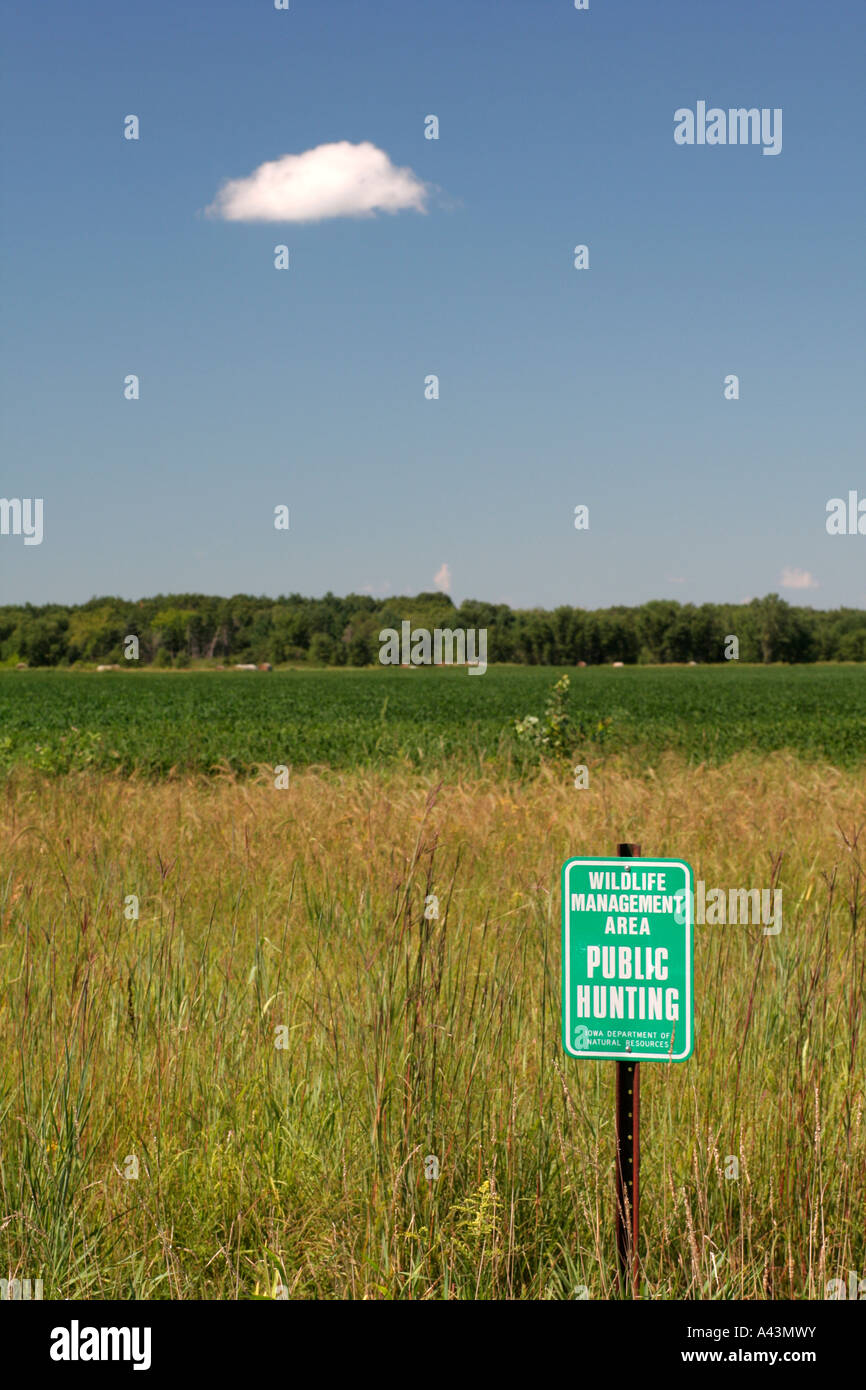 Aldo Leopold WMA, Readlyn Iowa Stock Photo