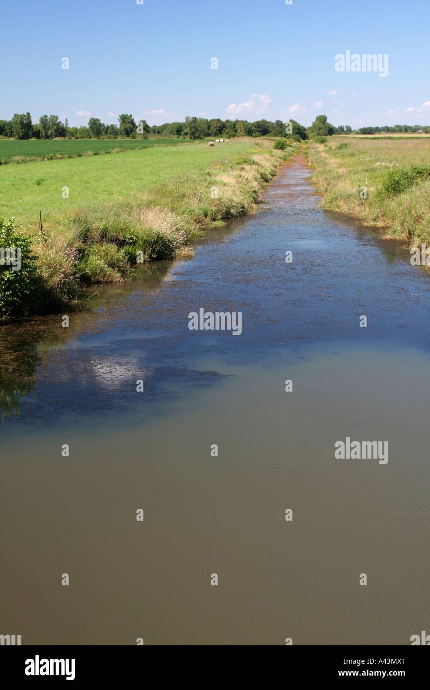 Drainage Aldo Leopold WMA Stock Photo