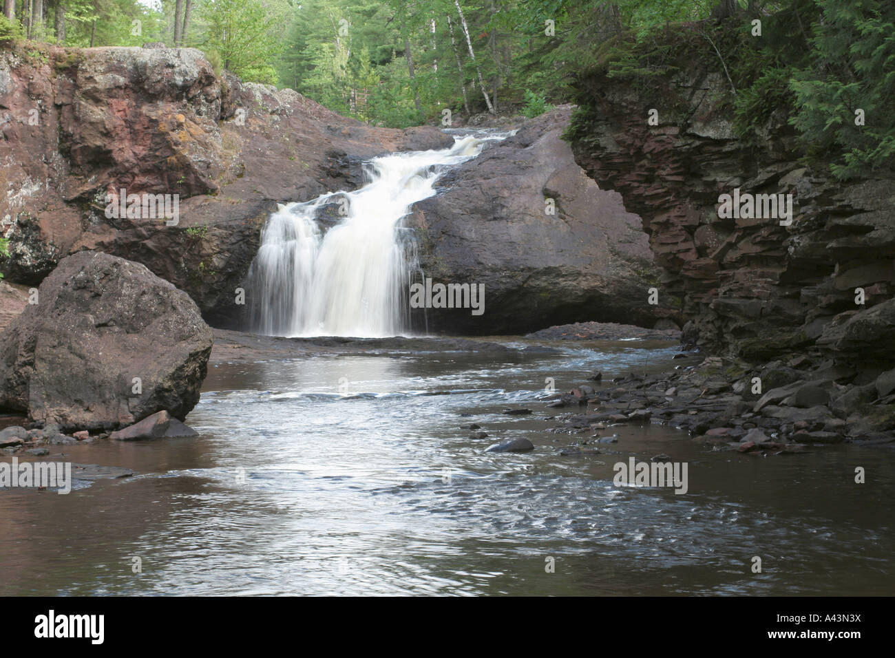 Amnicon Falls State Park, Wisconsin Stock Photo
